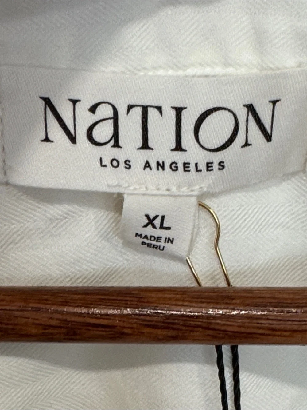 Nation LTD White Pintuck Popover Blouse - Picture 2 of 5